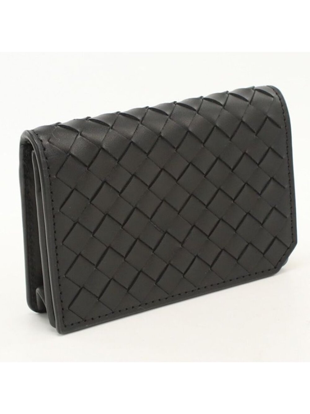 Bottega Veneta Business Card Case Intrecciato Piccolo Calfskin